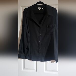Black Button-Up Shirt